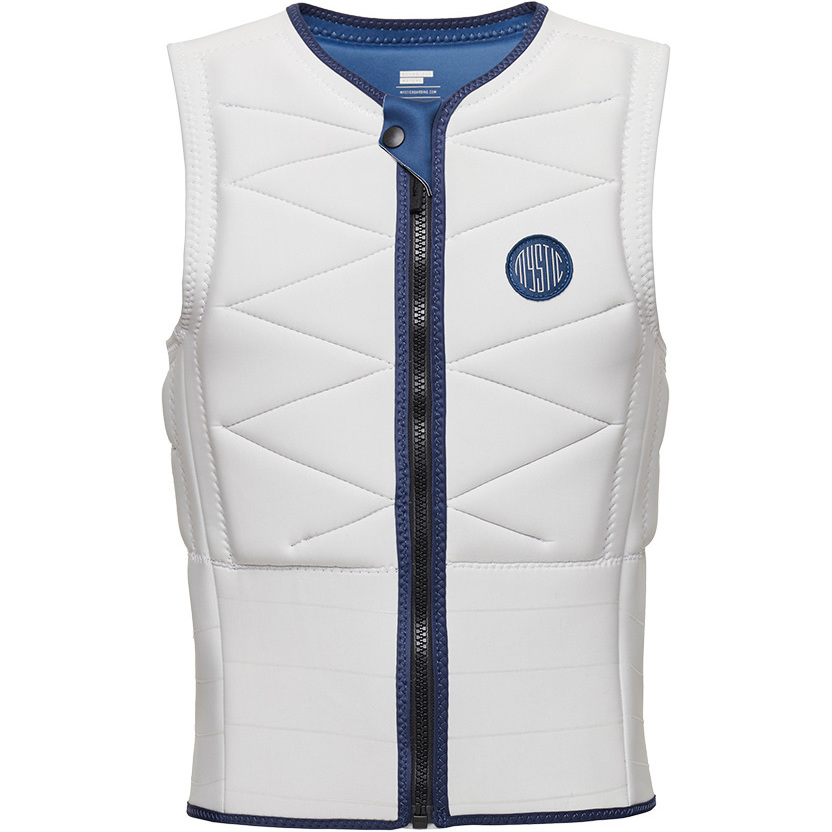 2025 Mystic Mens Outlaw Front Zip Impact Vest 35005.230225 - Off White